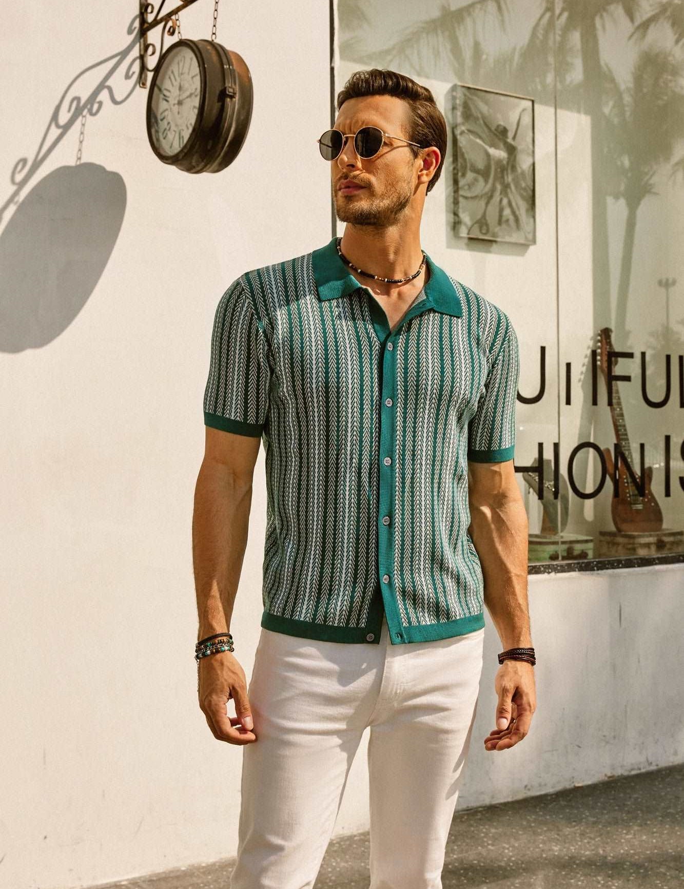 Harris | Stijlvol vintage overhemd met retro strepen