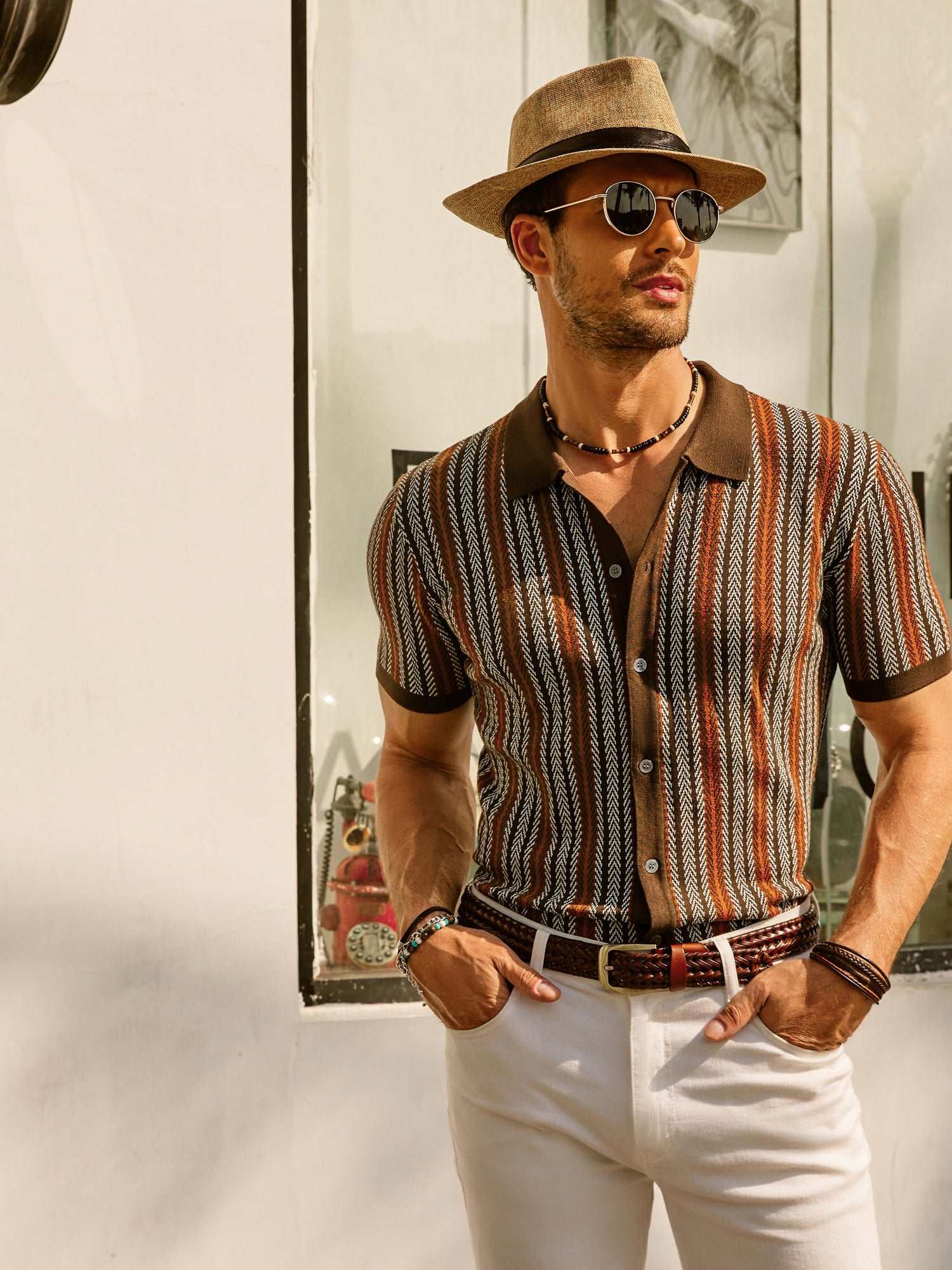 Harris | Stijlvol vintage overhemd met retro strepen