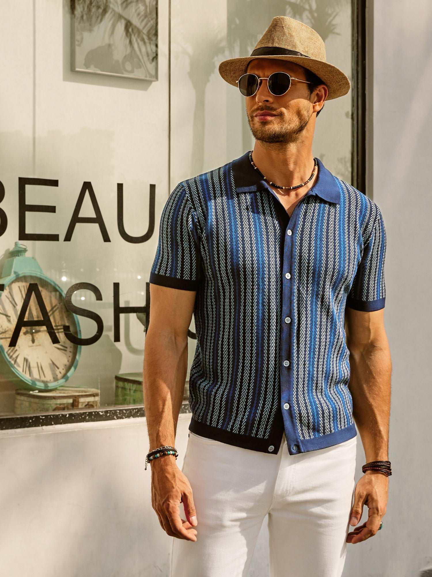 Harris | Stijlvol vintage overhemd met retro strepen