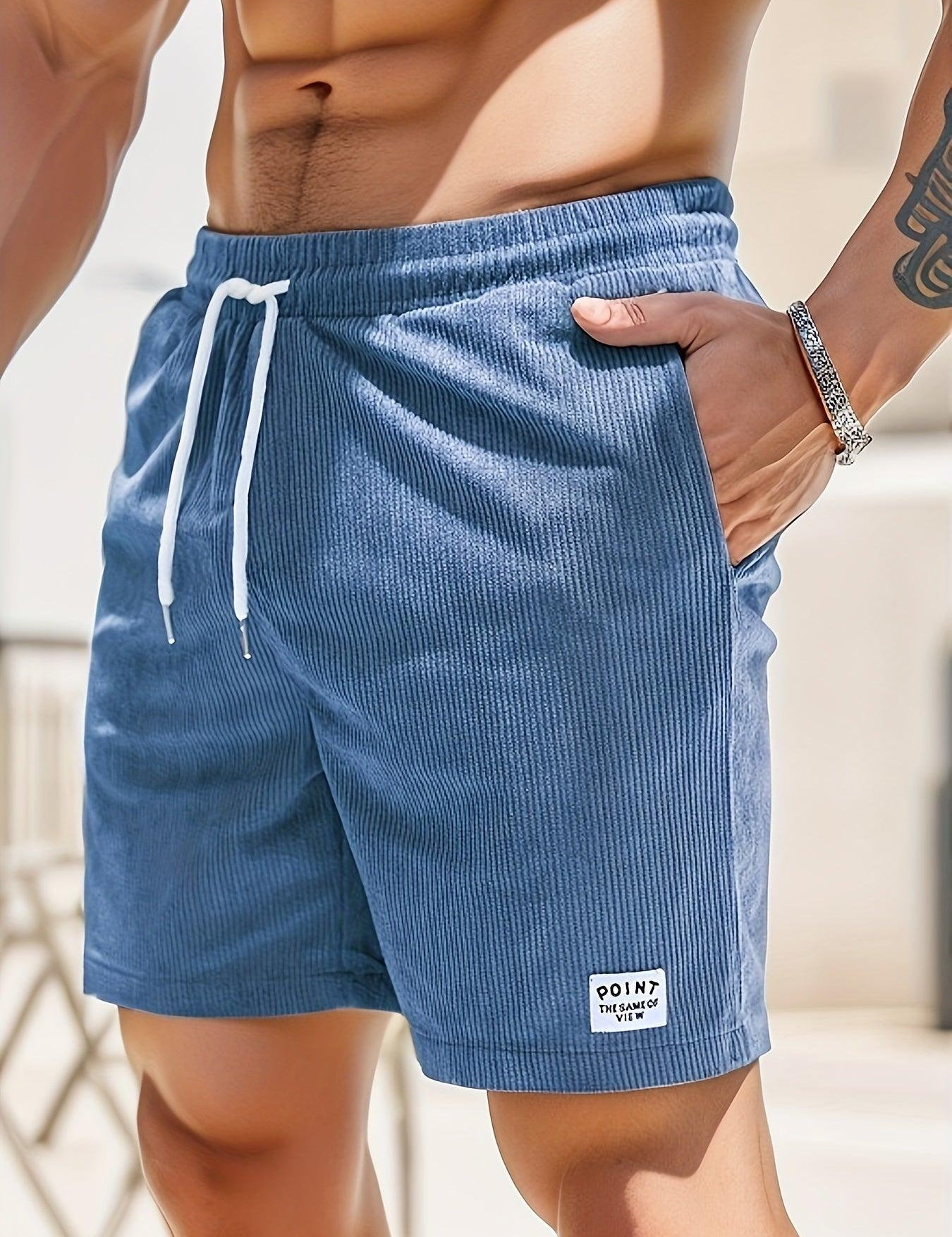 Casual shorts voor heren - elastische tailleband - lichtgewicht ademende stof - fit trekkingsfit