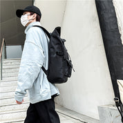 Liam | Trendy Waterdichte Reistas Laptop Rolltop Rugzak