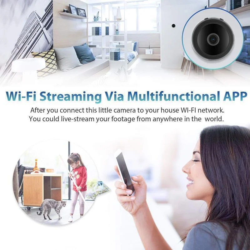 1080p magnetische wifi-minicamera 4