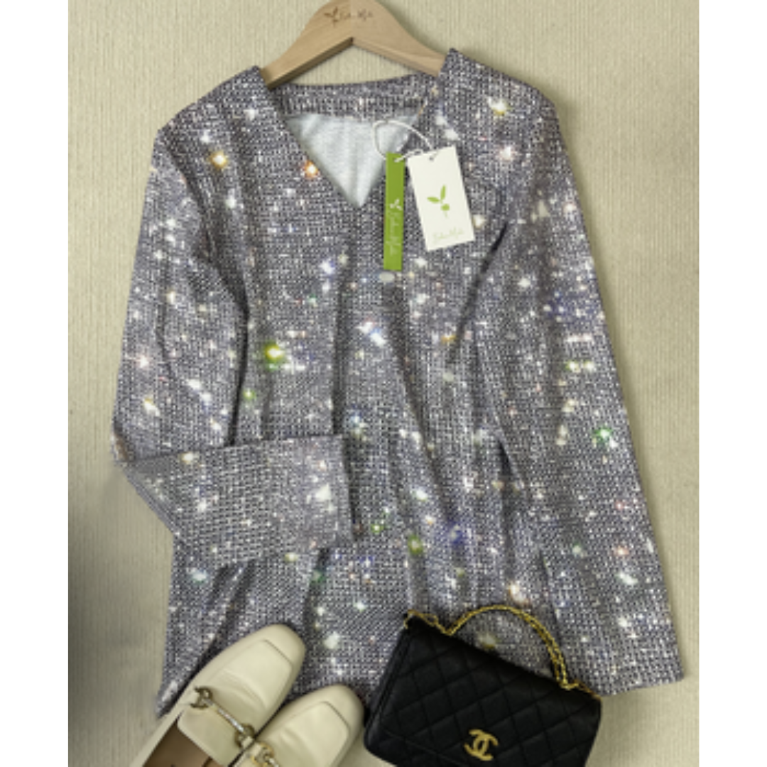 Sabrina | Stijlvolle top met Glitters voor Dames