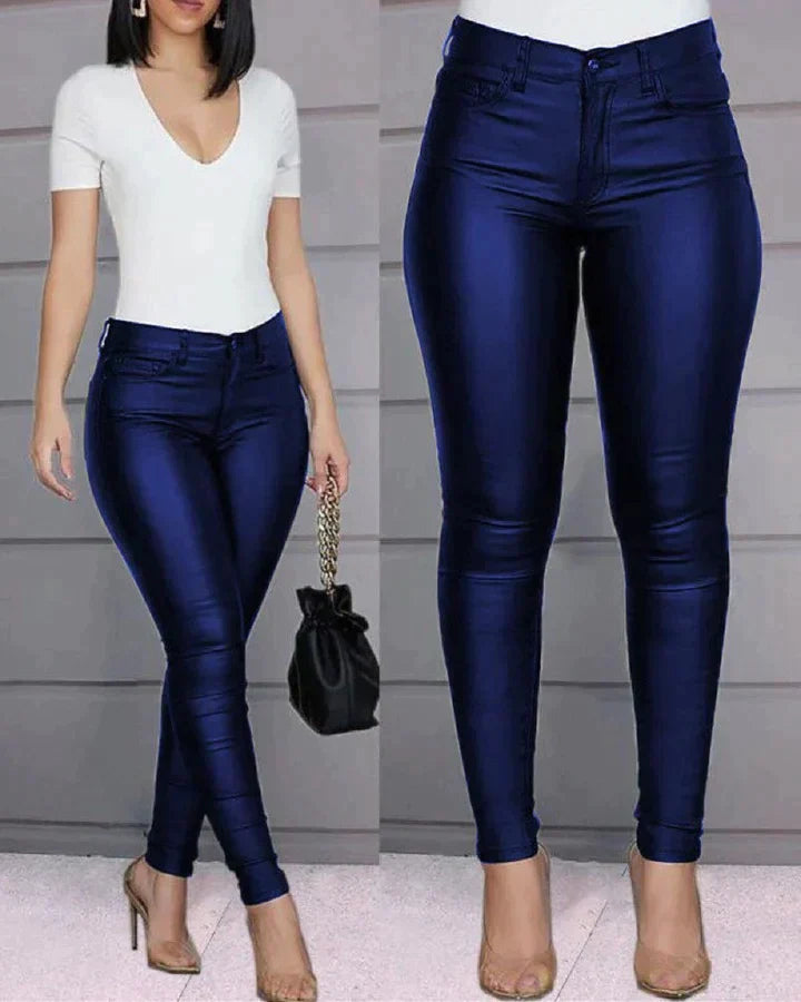 ELLEN | Leren Leggings Dames