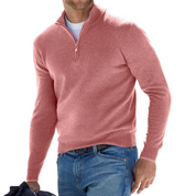 Morris | Casual Heren vest met Rits en Hoge Kraag