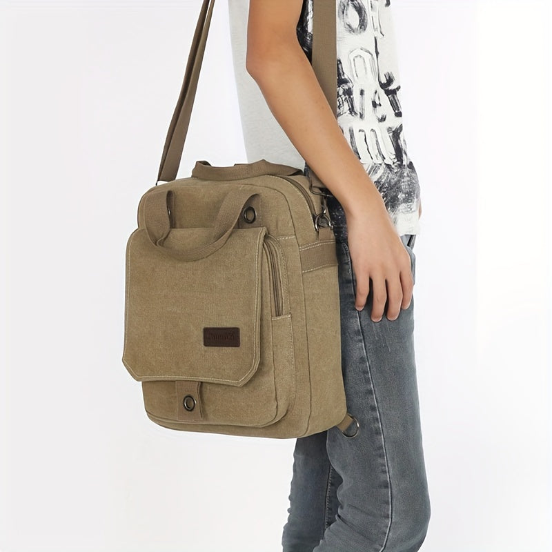 Asher | Canvas Rugzak: Minimalistisch Reizen in Stijl
