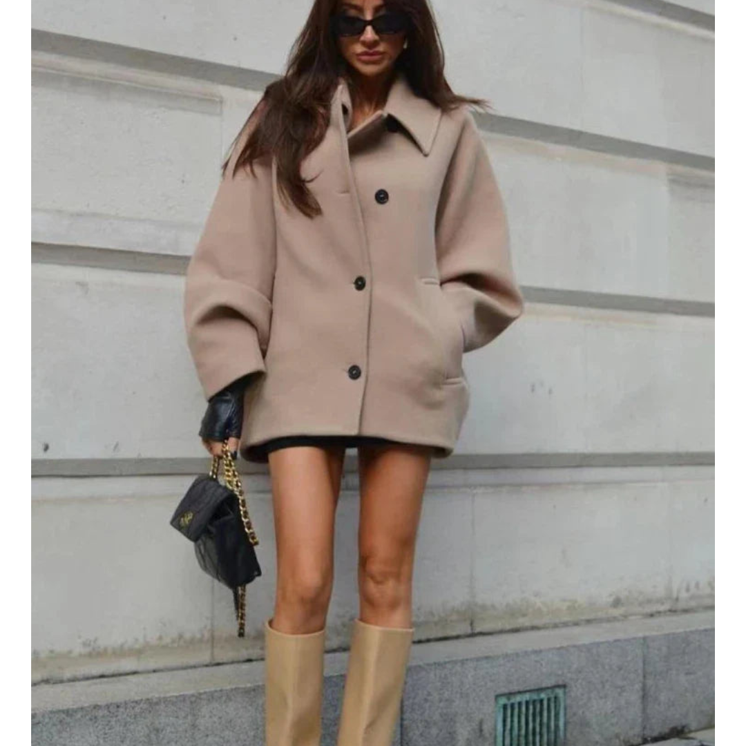 Noelle | Elegante Warme Lange Winterjas voor Dames