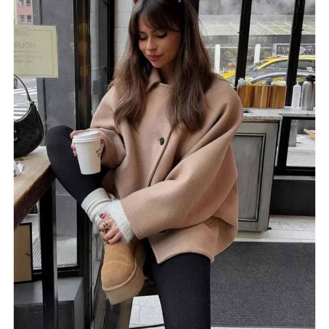 Noelle | Elegante Warme Lange Winterjas voor Dames