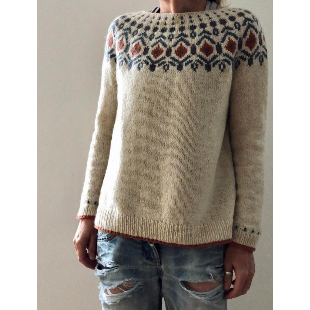 Emma | Gezellige Traditionele Gebreide Trui voor de Winter