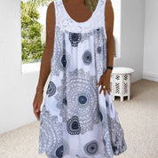 LEILANY | Mouwloze Plus Size Zomerjurk