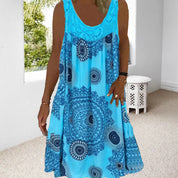 LEILANY | Mouwloze Plus Size Zomerjurk