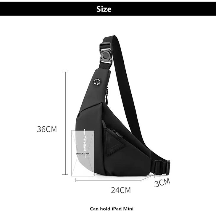 Luca | Heren Kleine Sling Crossbody Tas