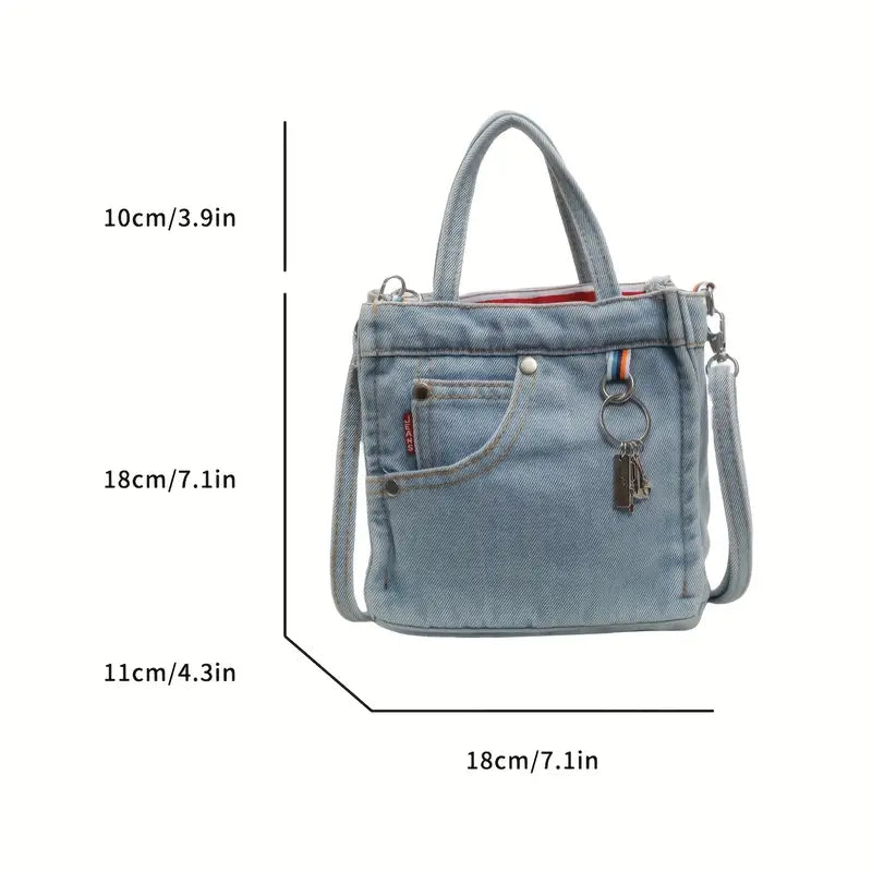 Eva | Stijlvolle Denim Mini Crossbody Schoudertas