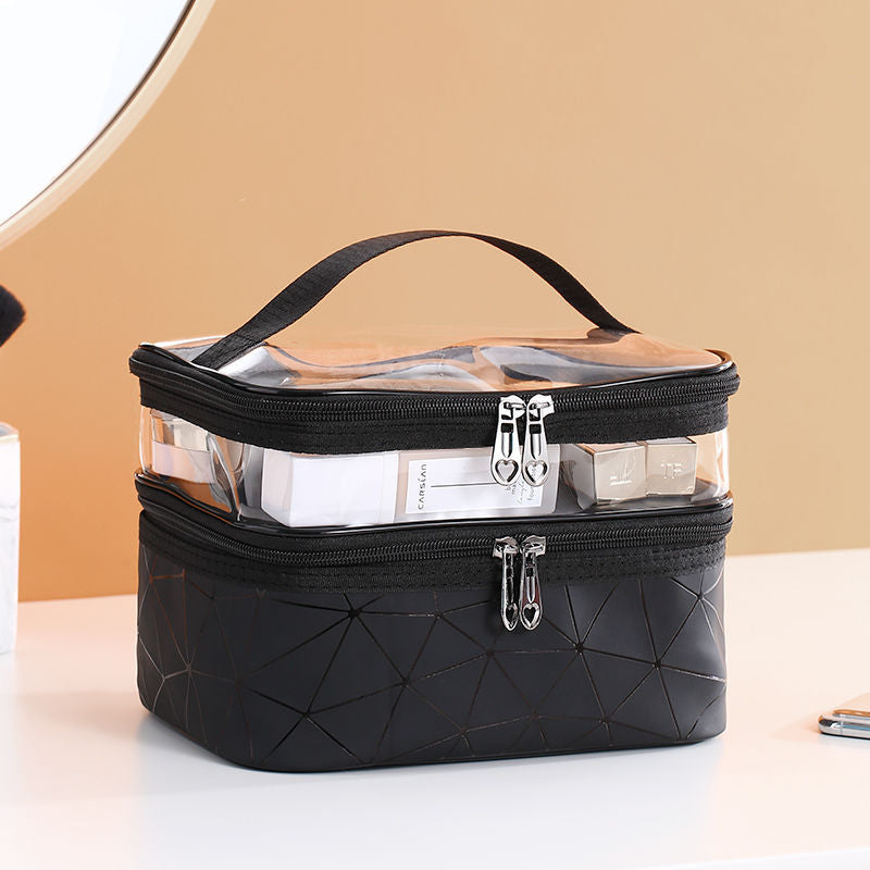 Mila | Luxe Reis Toilettas met Veel Opbergruimte en Cosmetica Organizer