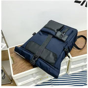 Liam | Trendy Waterdichte Reistas Laptop Rolltop Rugzak