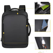 Vergel | Waterdichte USB-oplader Hiking Reizen Grote Laptop Rugzak