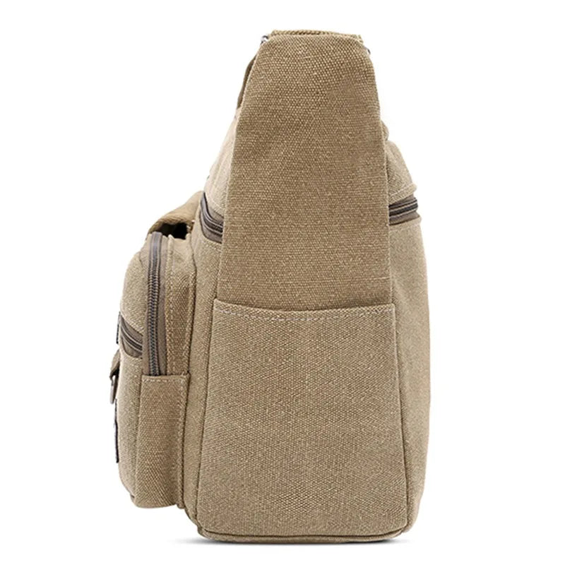 Max | Canvas Messenger Schoudertas