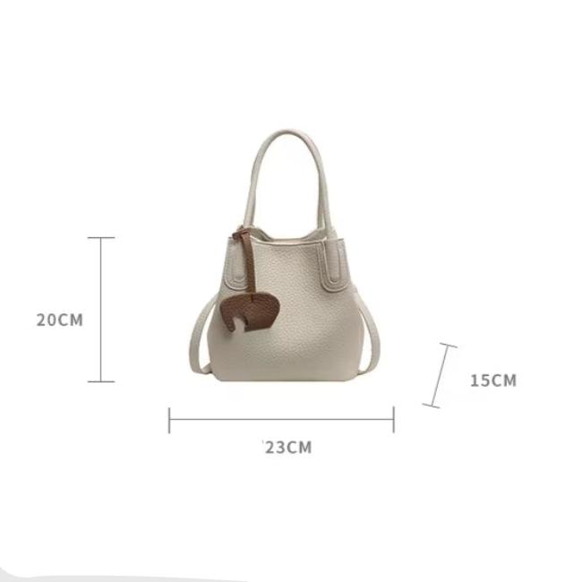 Chloe | Dames Effen Kleur PU Leren Crossbody Handtas