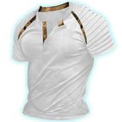 Rolly | Tijdloos Henley T-shirt met Textuur - De Perfecte Casual Look voor Elke Gelegenheid