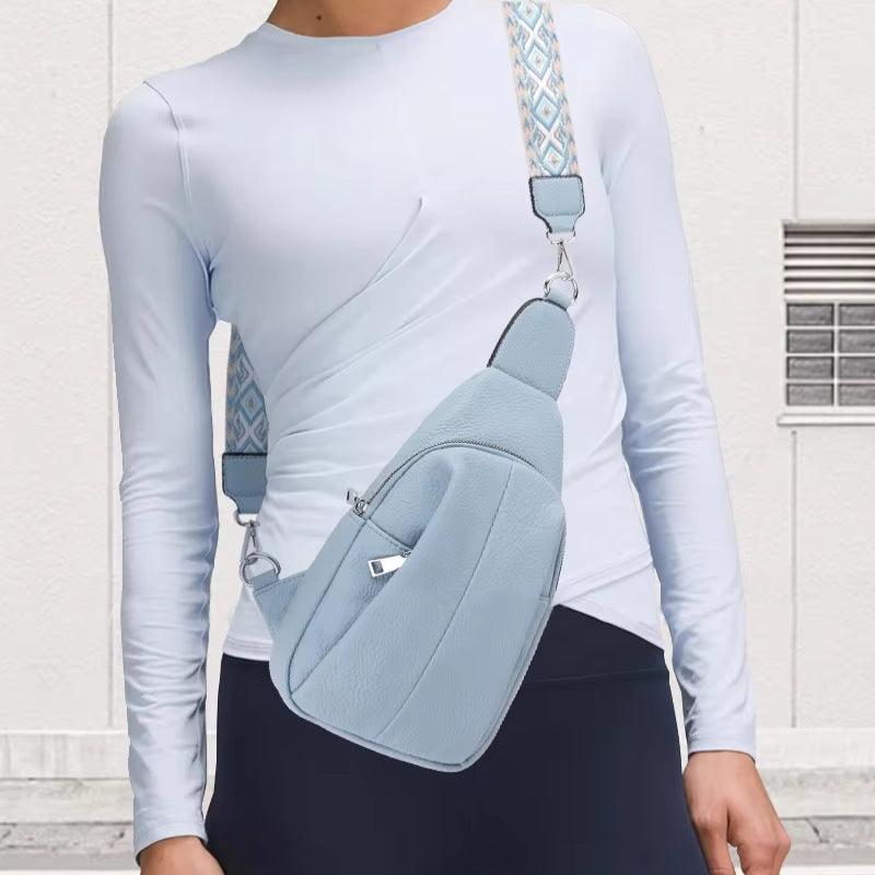 Lily | Dames Geometrische Schouderband Leren Crossbody Sling Tas