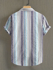 Stijlvol Ademend Gestreept Korte Mouwen Zomer T-shirt voor Dames