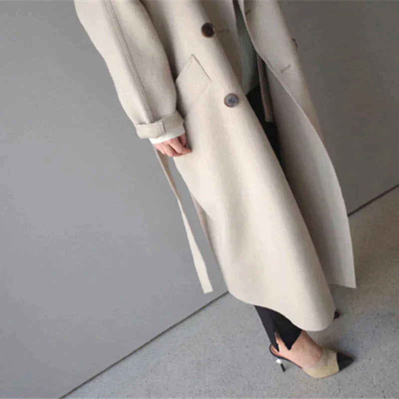 Camille | Elegante Lange Winterjas