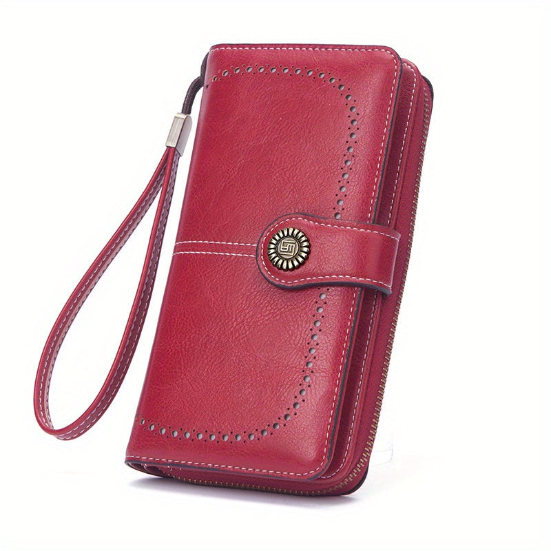 Sophie | Retro RFID Reistasportemonnee met Grote Capaciteit