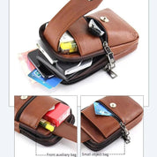 Joris | Vintage Heren Crossbody Heuptas met Verstelbare Band