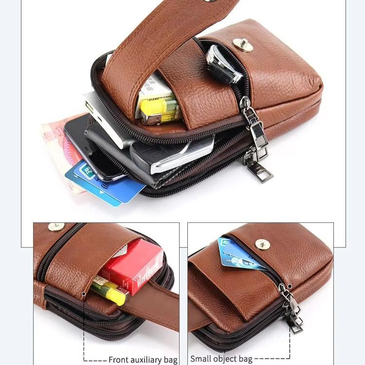 Joris | Vintage Heren Crossbody Heuptas met Verstelbare Band
