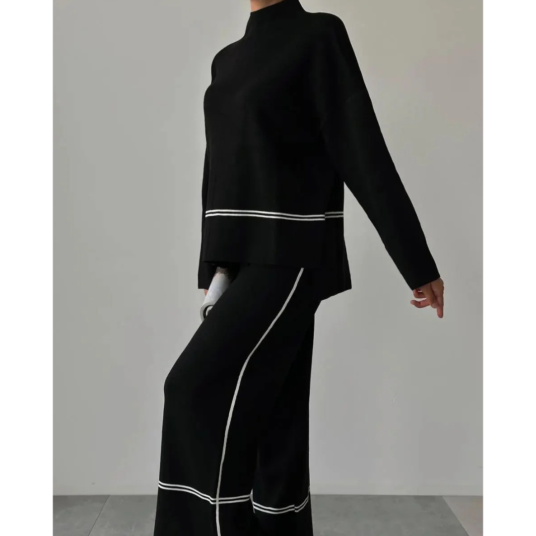 Lilia | Trendy Wijde Tweedelige Set voor Dames