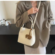 Chloe | Dames Effen Kleur PU Leren Crossbody Handtas