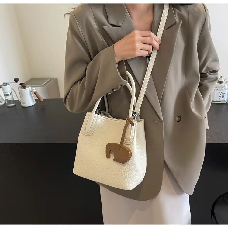 Chloe | Dames Effen Kleur PU Leren Crossbody Handtas