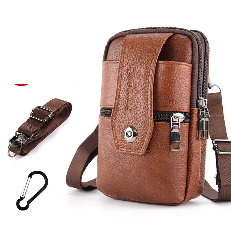 Joris | Vintage Heren Crossbody Heuptas met Verstelbare Band