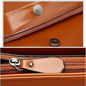 Carmine | Elegante PU Leren Laptop Rugzak - Gewatteerd & Praktisch