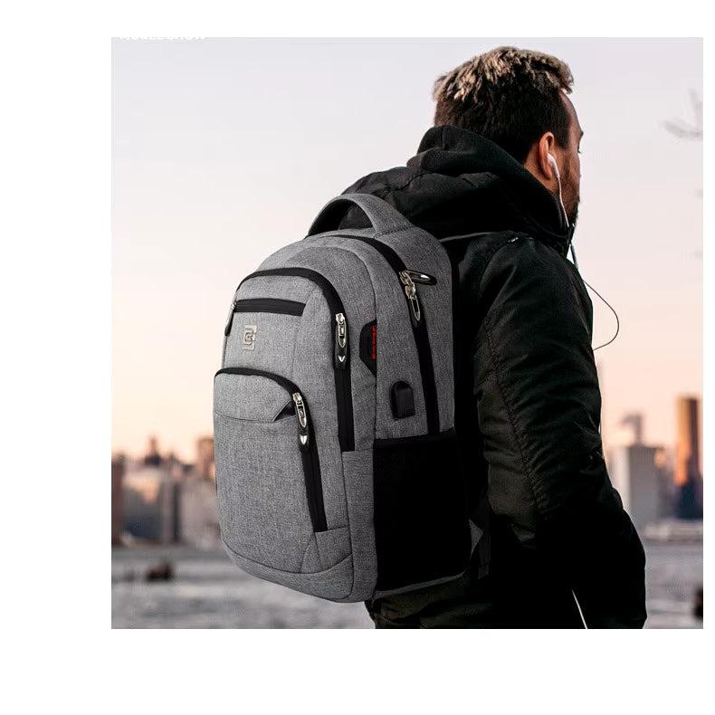Bony | Slanke Zakelijke Laptop Rugzak voor Reizen en Hiken met USB-poort