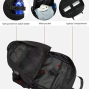 Rowi | Uitbreidbaar 80L Reizen Hiking Laptop rugzak met USB-oplader