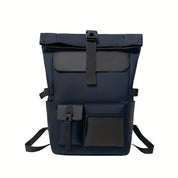 Liam | Trendy Waterdichte Reistas Laptop Rolltop Rugzak