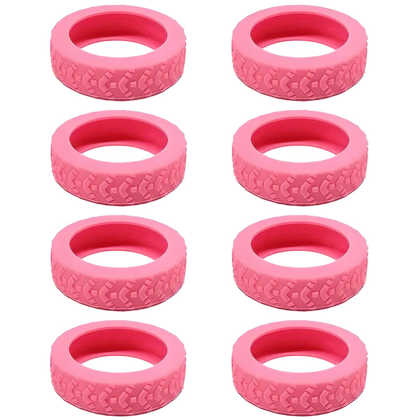 RUBY Bagage Wielbeschermers | Set van 8 - Voor Alle Terreinen en Stille Wielen