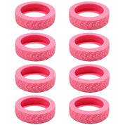 RUBY Bagage Wielbeschermers | Set van 8 - Voor Alle Terreinen en Stille Wielen