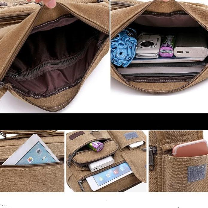 Max | Canvas Messenger Schoudertas