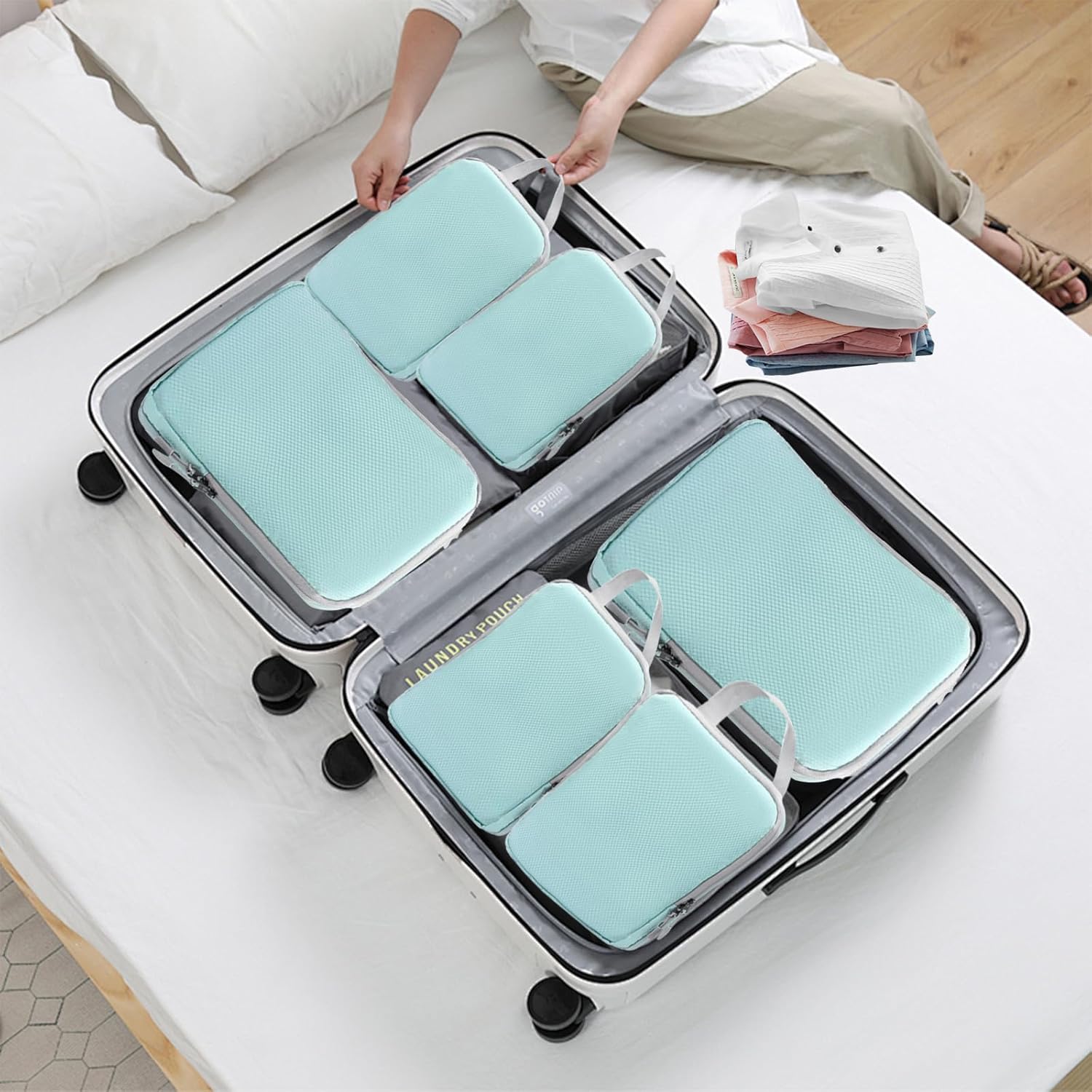 Devonne Premium Compressie Pakketcubes | Set van 4