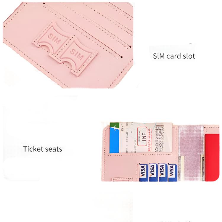 Linda | RFID blokkering paspoortkaarthouder reisset wallet