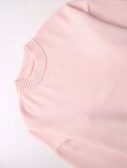 Debby Rose - Roze Sweater met Ronde Kraag Trendy