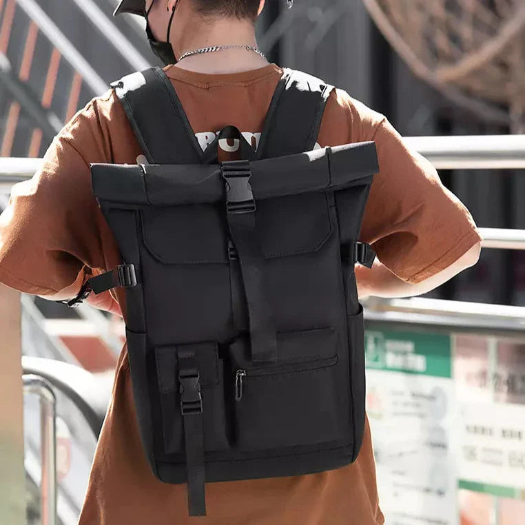 Bram | Stijlvolle & Functionele Waterdichte Rolltop Rugzak