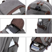 Carter | Canvas Unisex Grote Reistas Rugzak