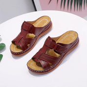 EVELYN | Antislip Orthopedische Leren Sandalen