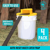 4-Pack Emmerdeksel Muizenval 3