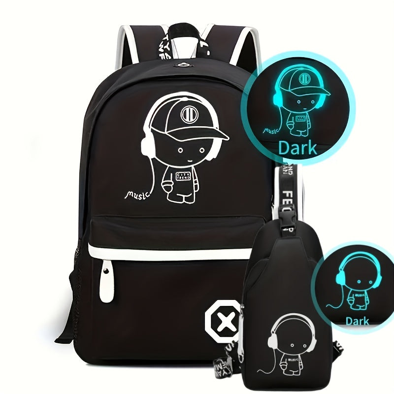 Jasper | Duurzame Waterdichte Rugzak en Crossbody Tas Set voor Actieve Kinderen