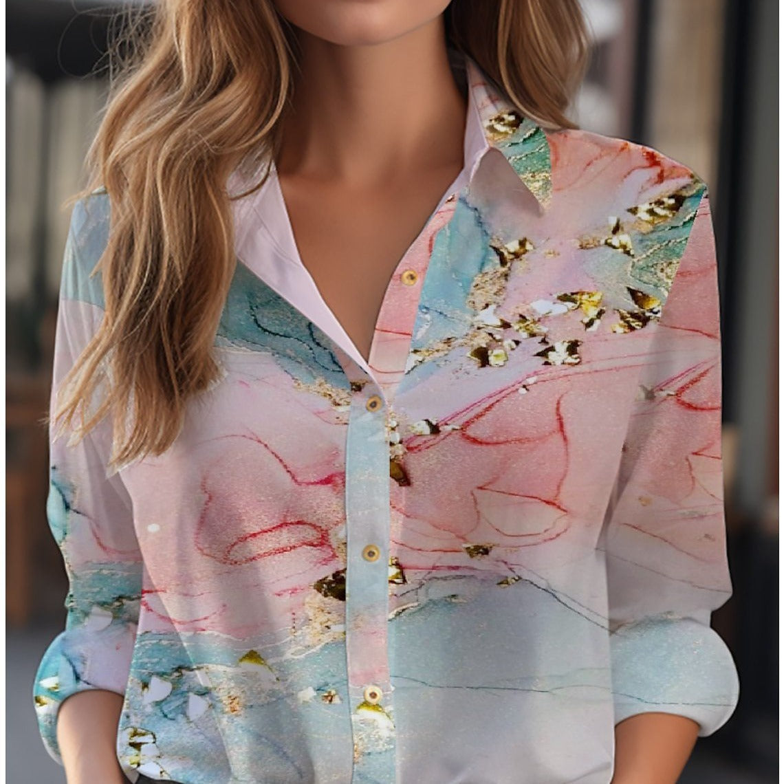 Florien | Bloemprint Blouse