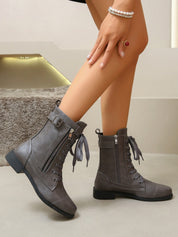 Elegante leren booties voor dames